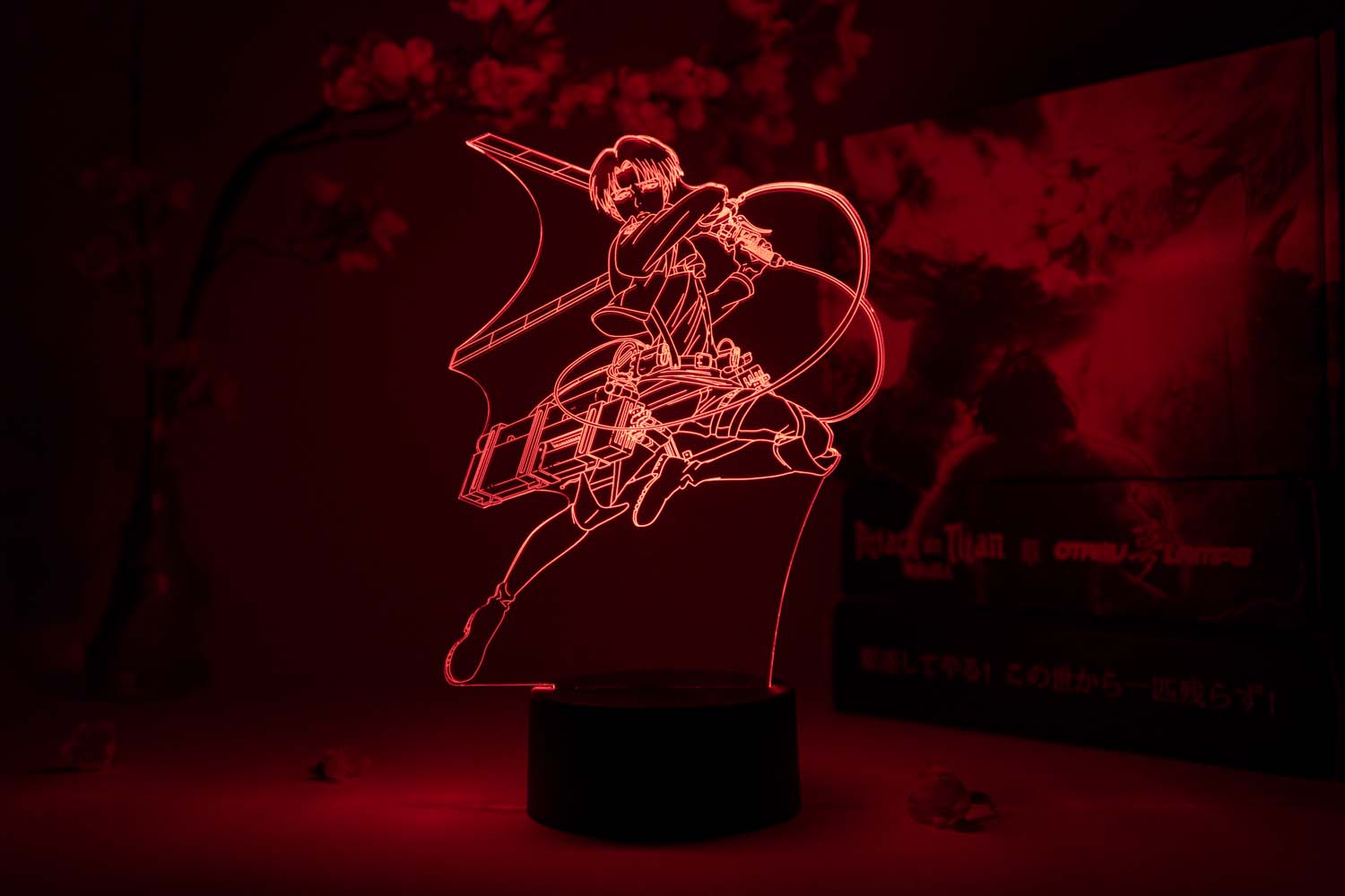Levi Action Otaku Lamp (Attack on Titan)
