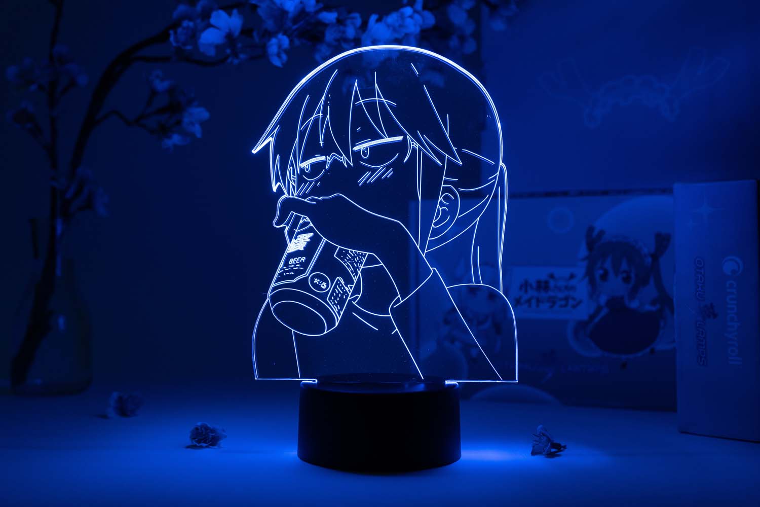 Kobayashi Drinking Otaku Lamp (Miss Kobayashi's Dragon Maid)