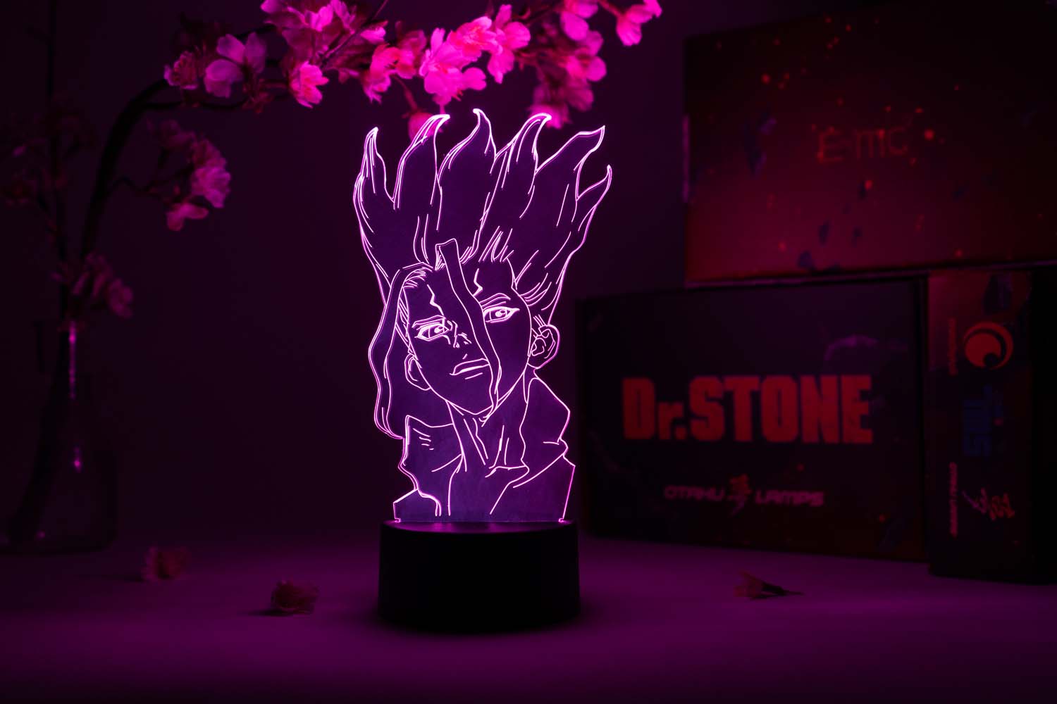 Senku Bust Otaku Lamp (Dr. Stone)