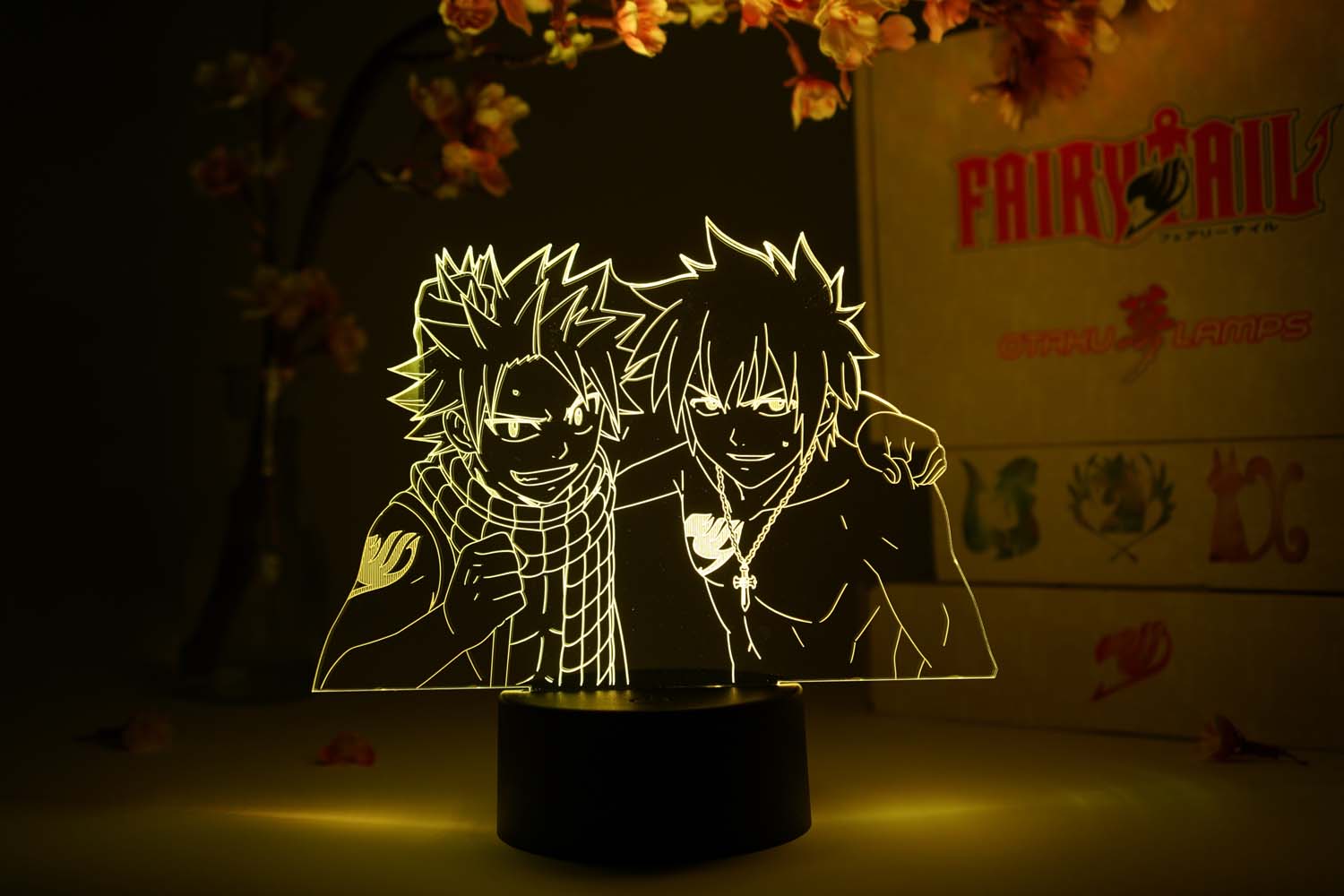 Natsu & Gray Otaku Lamp (Fairy Tail)