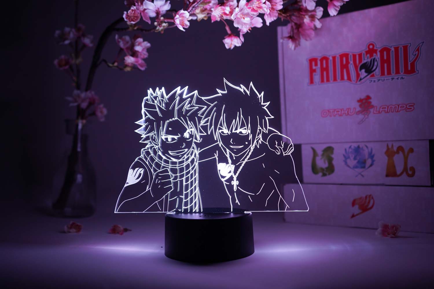 Natsu & Gray Otaku Lamp (Fairy Tail)