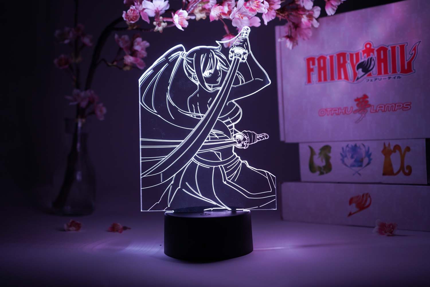 Erza Clear Heart Otaku Lamp (Fairy Tail)