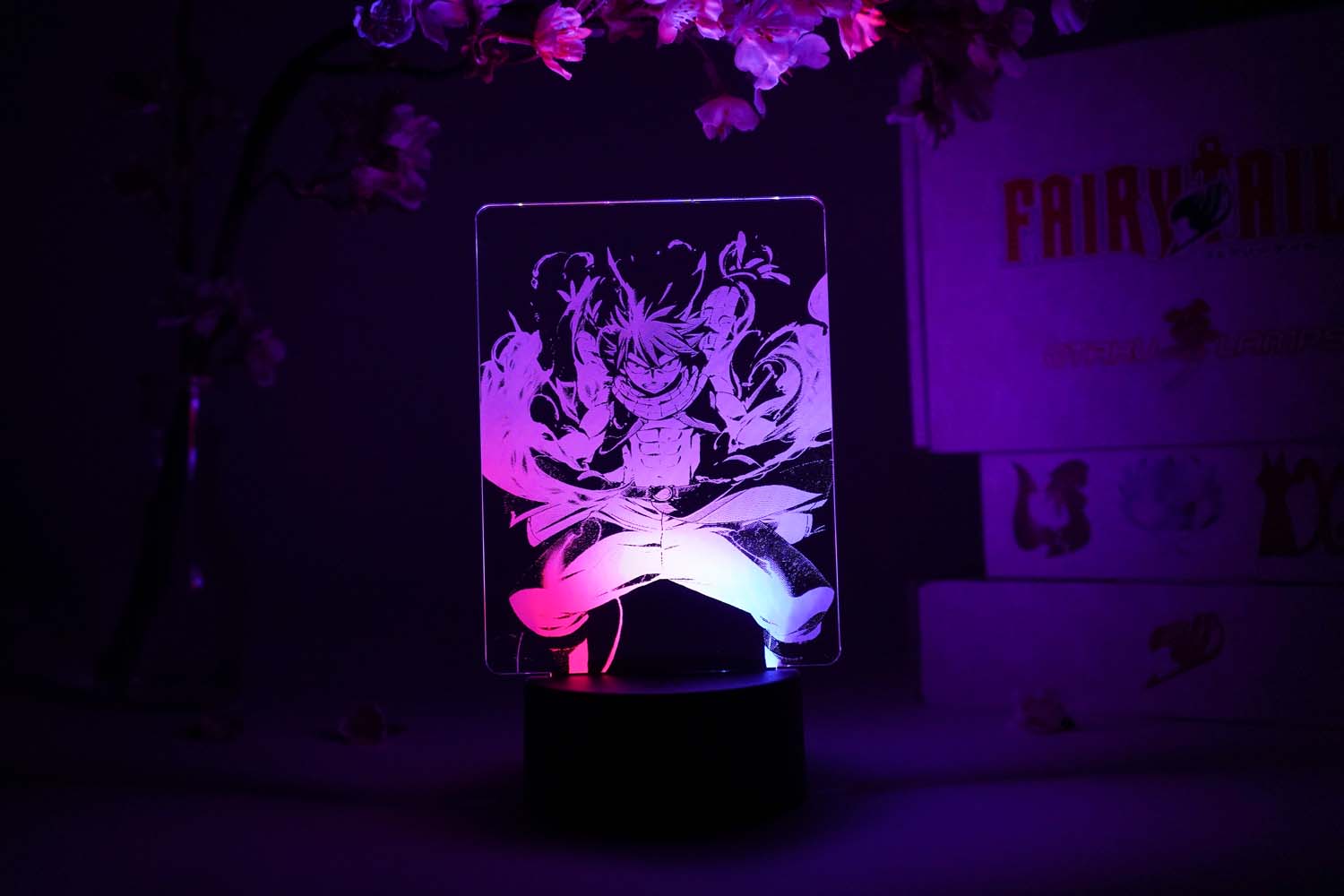 Natsu Flames Otaku Lamp (Fairy Tail)