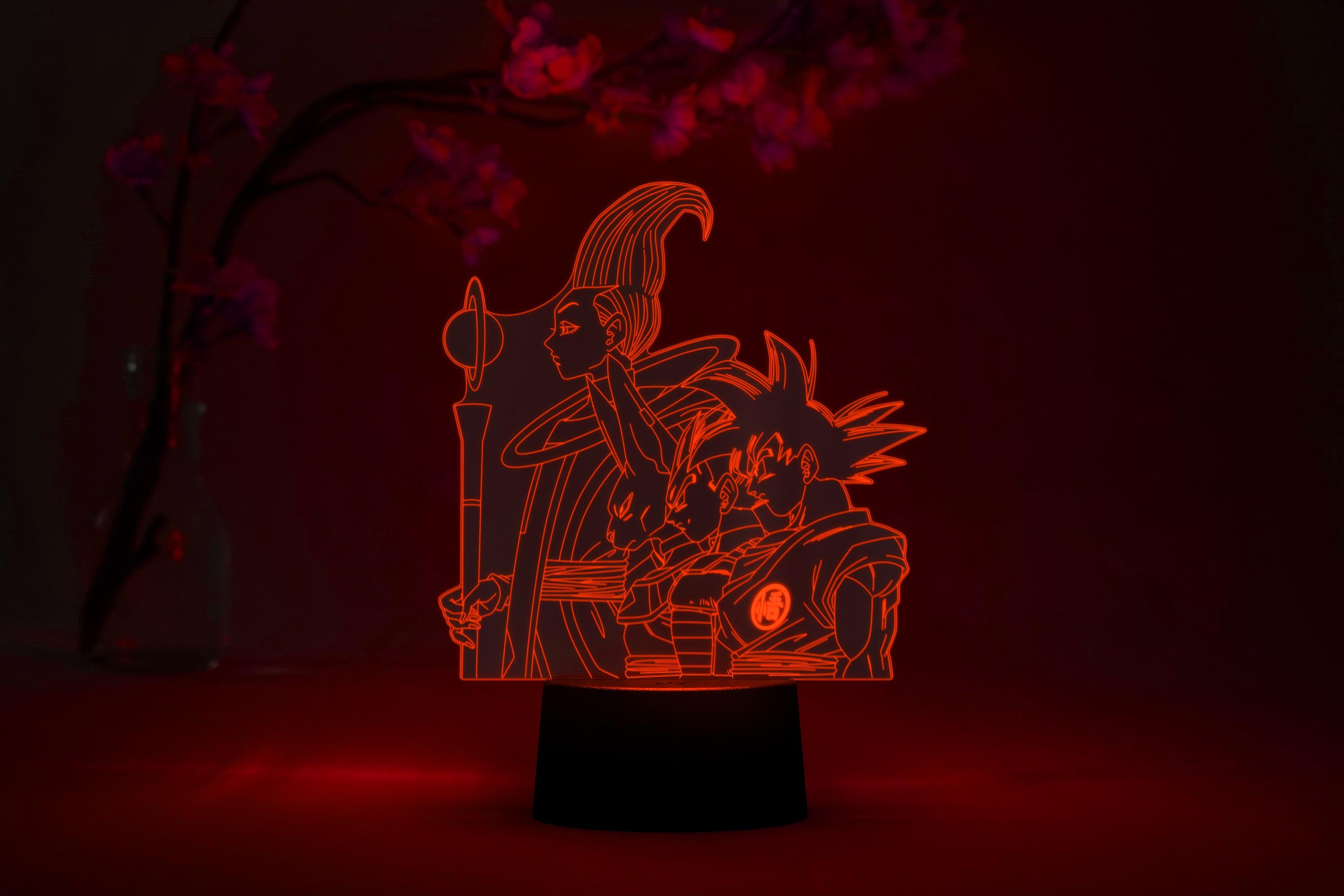 Goku, Vegeta, Beerus & Whis Otaku Lamp (Dragon Ball Super)