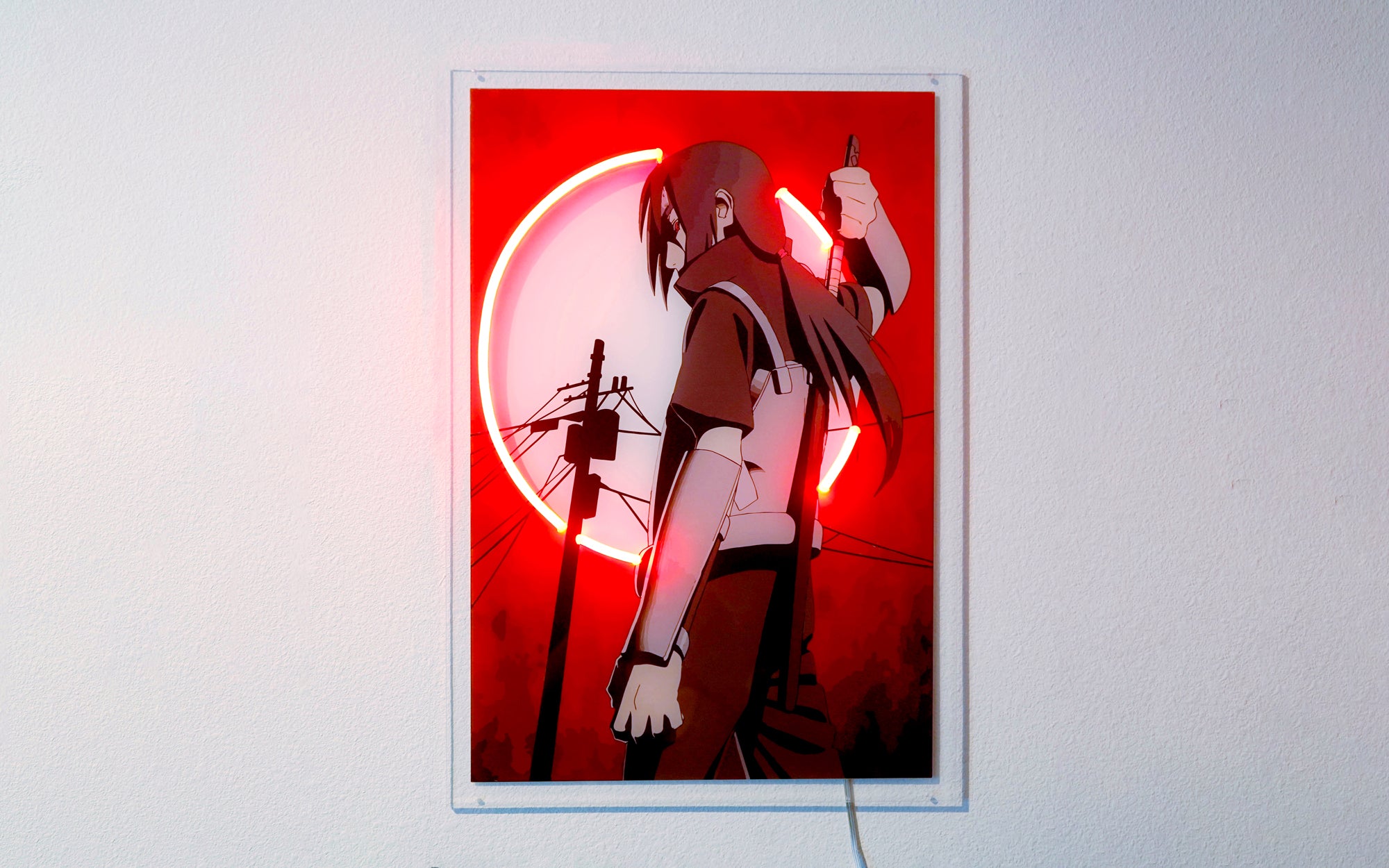 Itachi Moonlight LED Neon Poster 2FT (Naruto Shippuden)